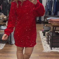 Old Flame Sequin Dress