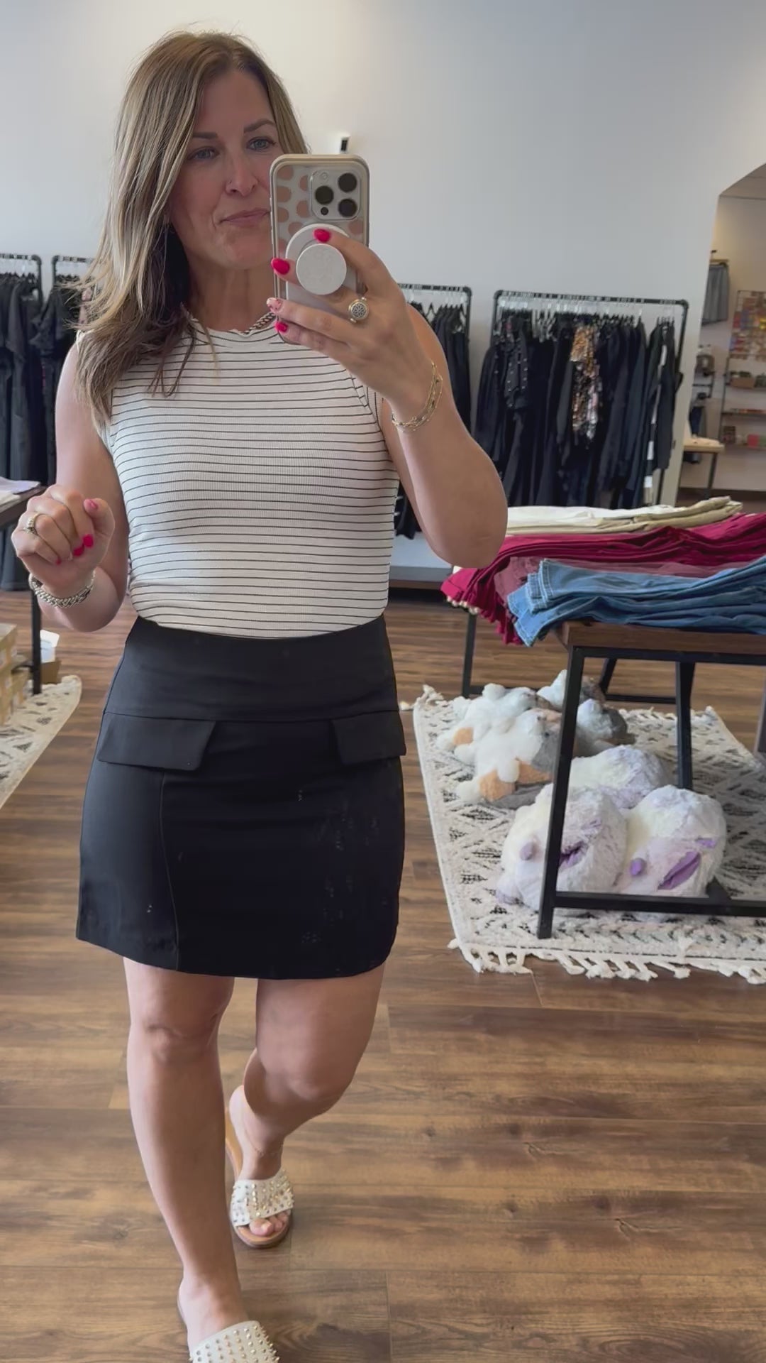 The Mia Skirt - Sand