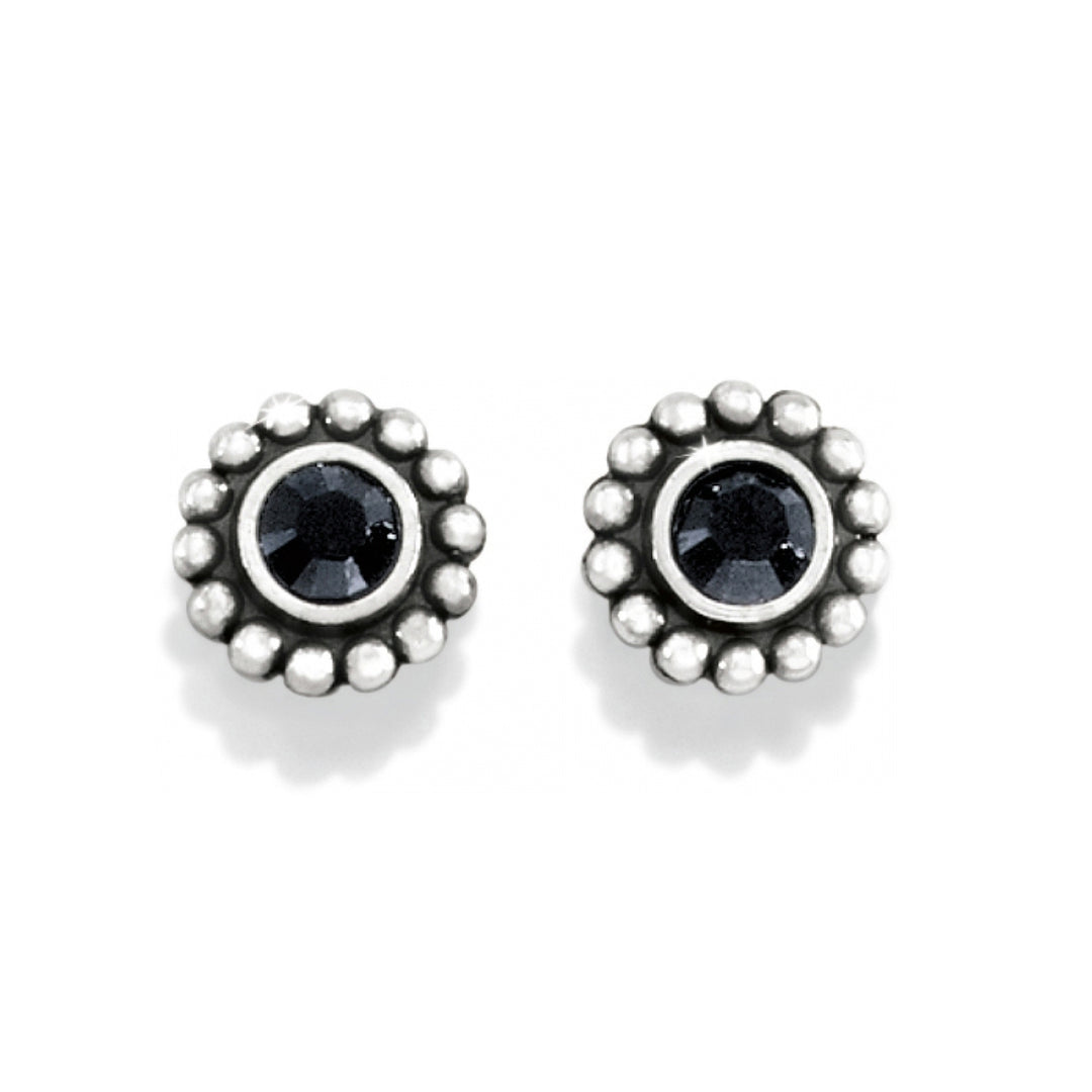Brighton - Twinkle Mini Post Earrings - Black
