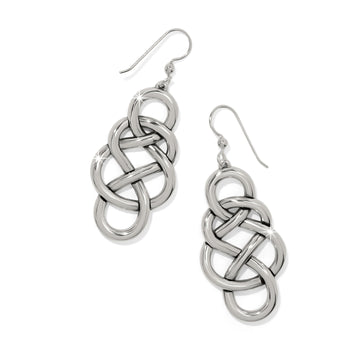 Interlok Braid Drop French Wire Earrings