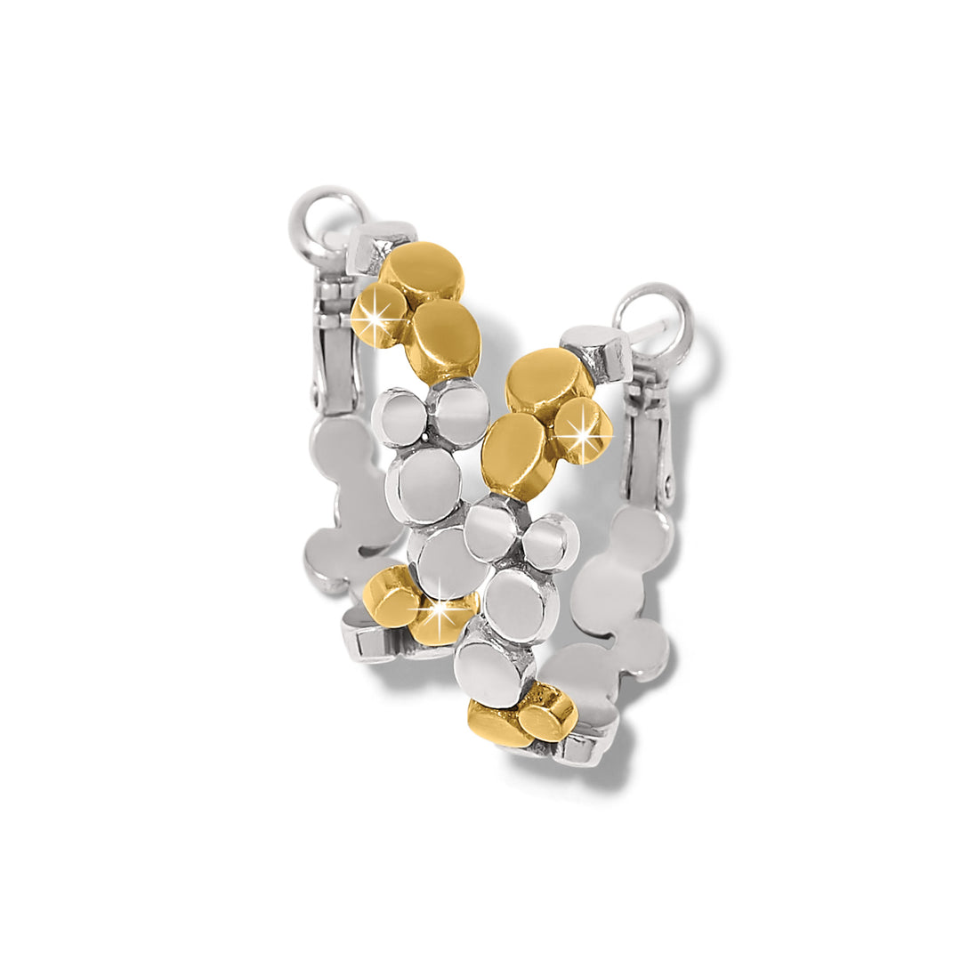 Pebble Edge Small Hoop Earrings