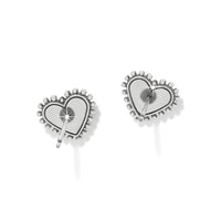 Brighton - Pretty Tough Amour Heart Post Earrings