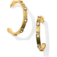 Meridian Zenith Station Hoop Earrings - Gold