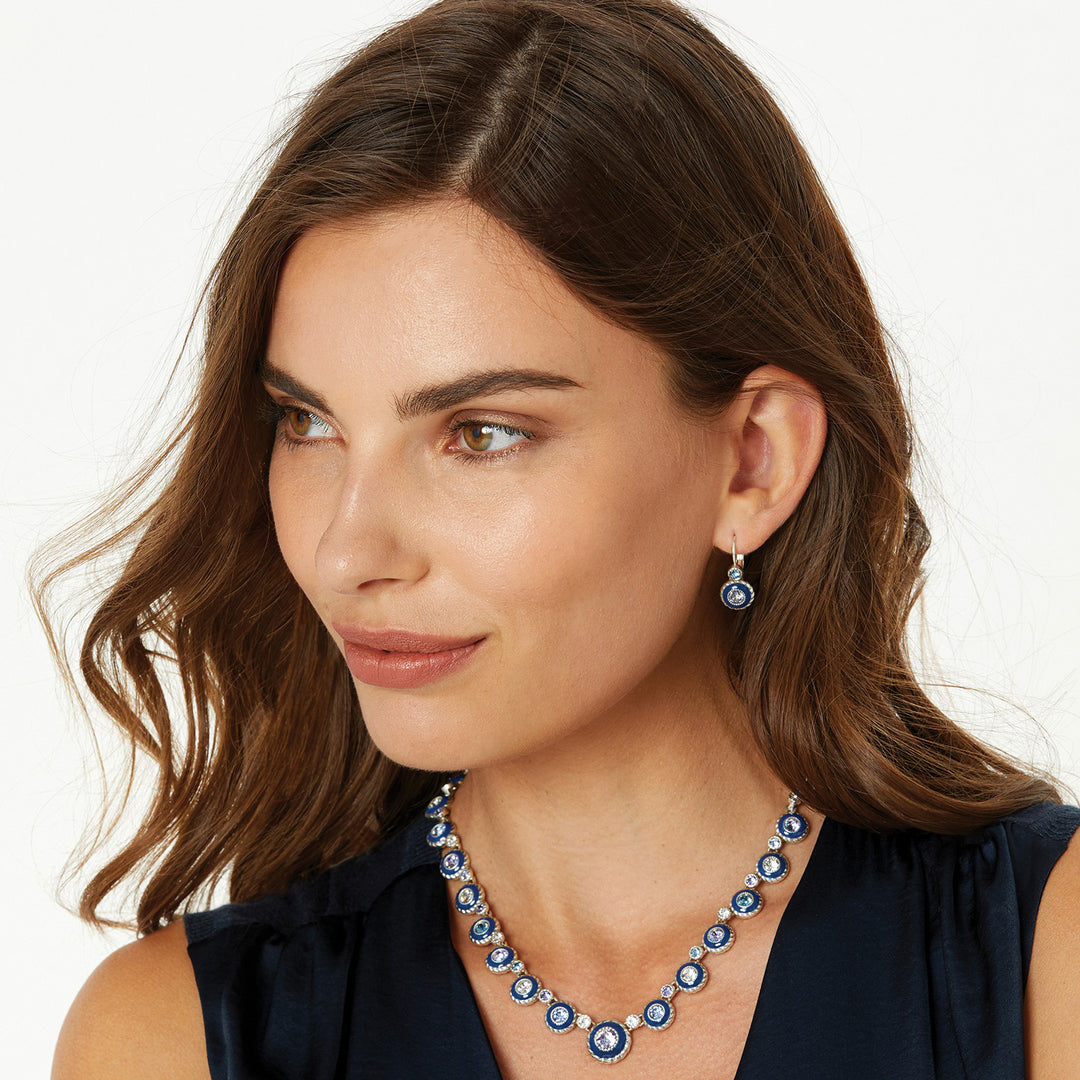 Brighton - Halo Eclipse Leverback Earrings