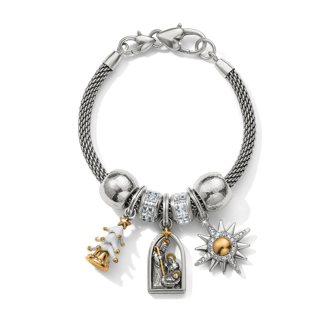Brighton - Flocked Christmas Tree Charm