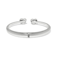 Brighton - Pretty Tough Amour Heart Open Hinged Bangle