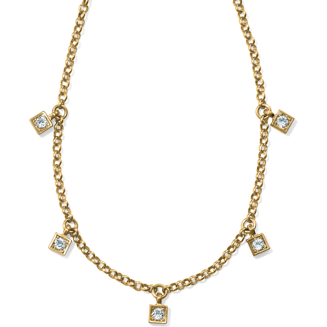 Meridian Zenith Station Necklace - Gold