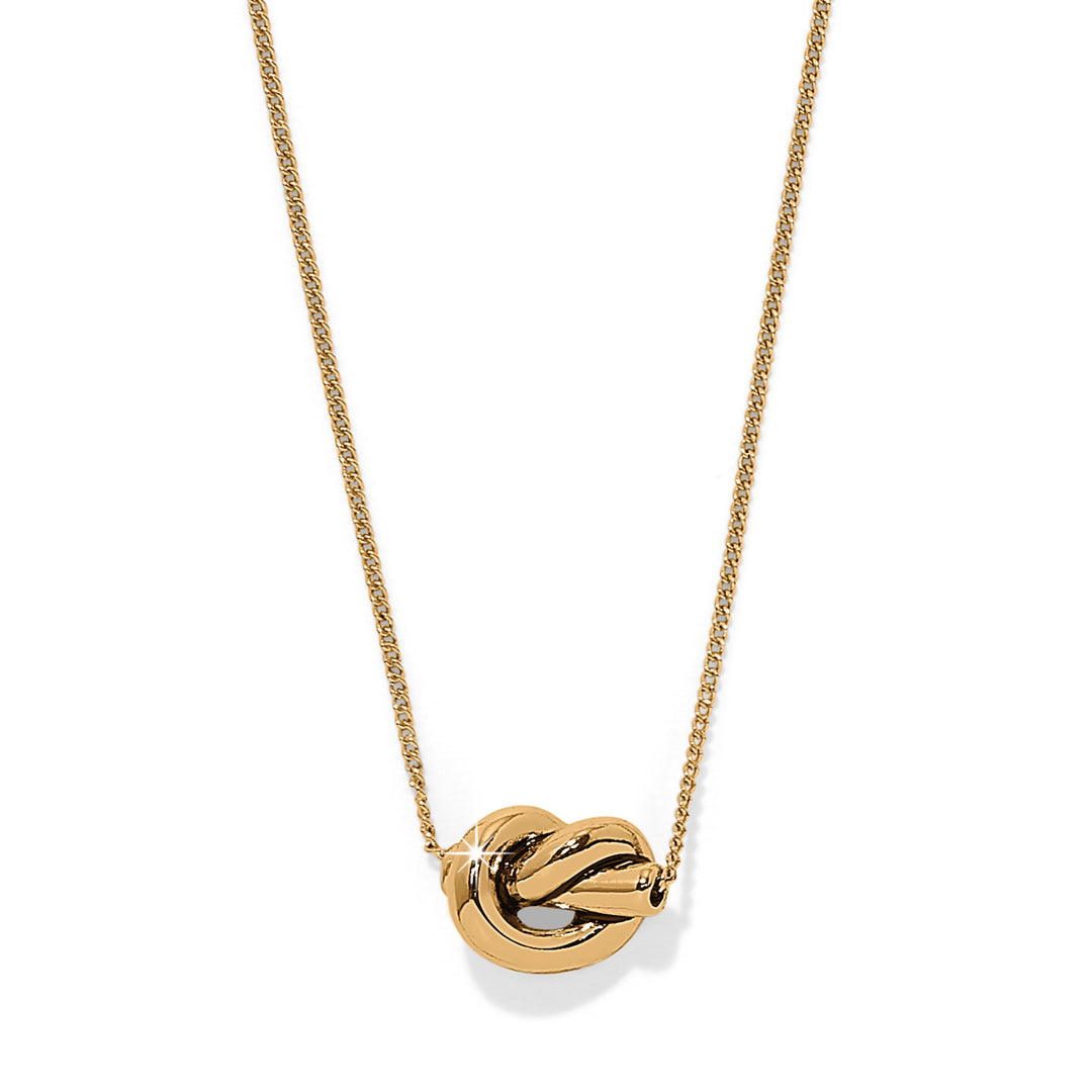 Brighton - Interlok Single Knot Mini Necklace