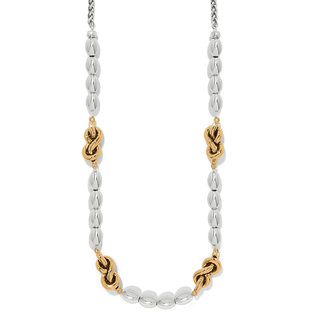 Brighton - Interlok Single Knot Drops Collar Necklace
