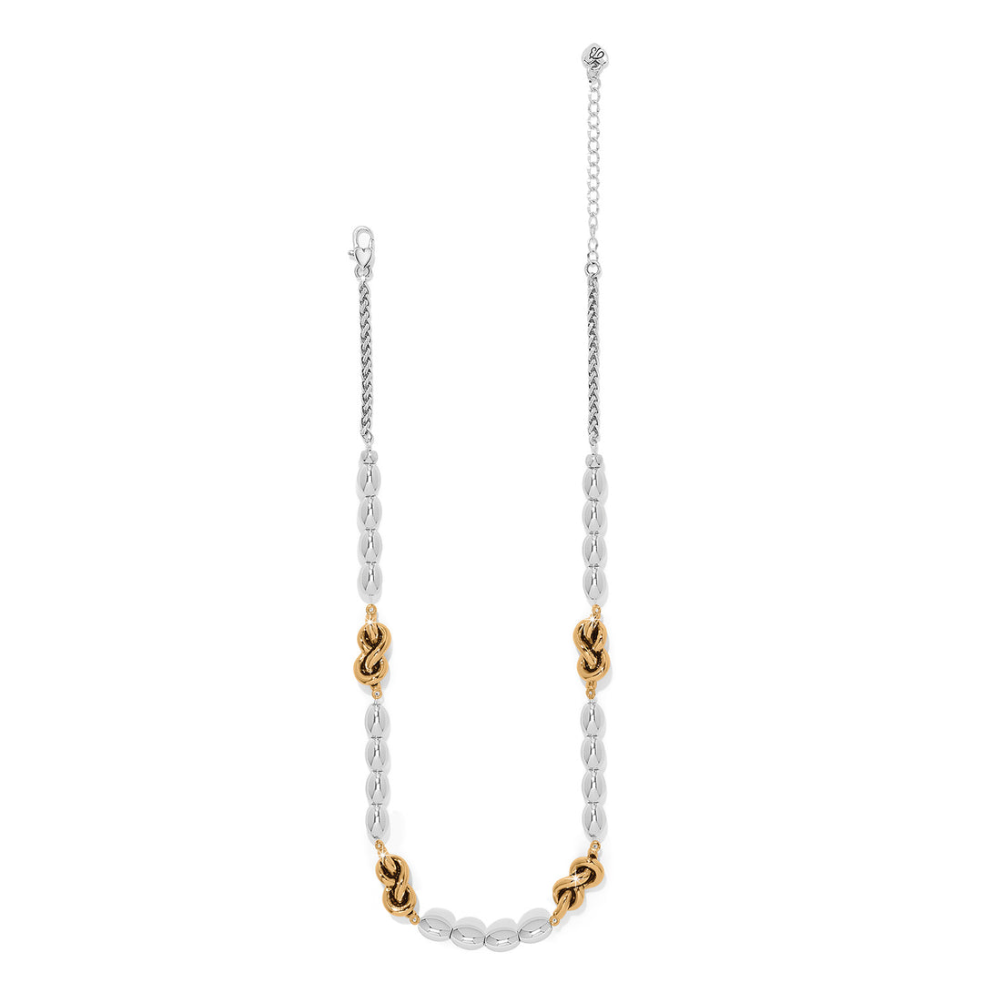 Brighton - Interlok Single Knot Drops Collar Necklace
