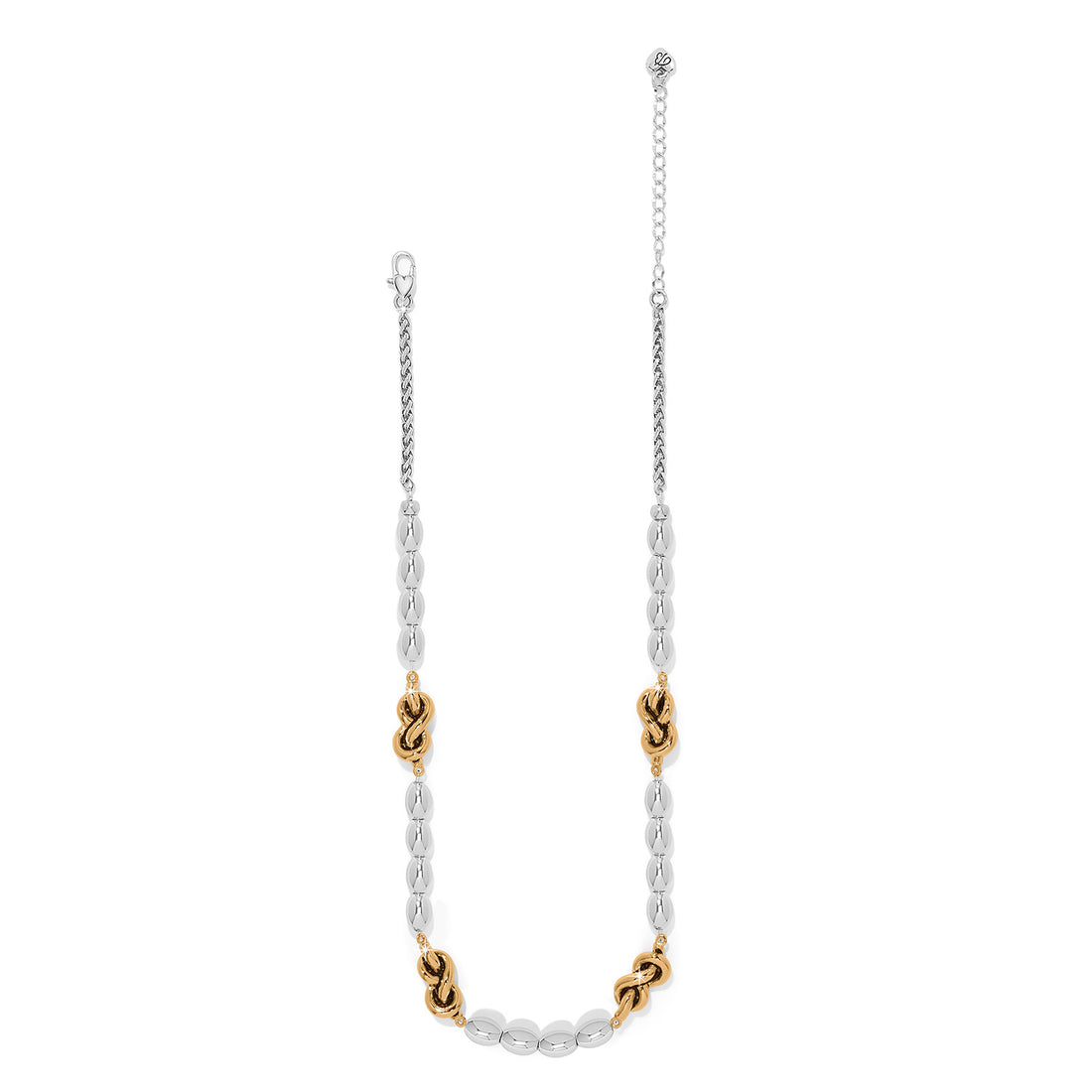 Interlok Single Knot Drops Collar Necklace