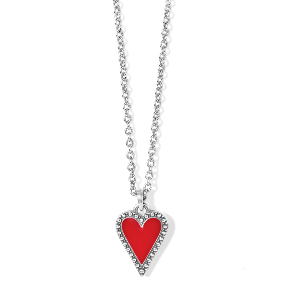 Dazzling Love Petite Necklace - Red