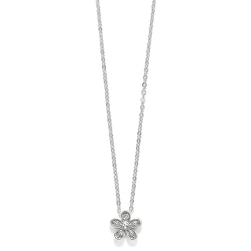 Enchanting Flower Necklace - Silver