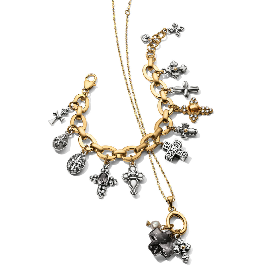 Brighton - Heavenly Cross Short Necklace