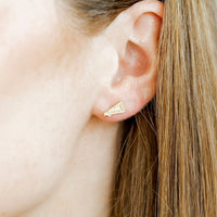 Flat Back Earrings - Cheer