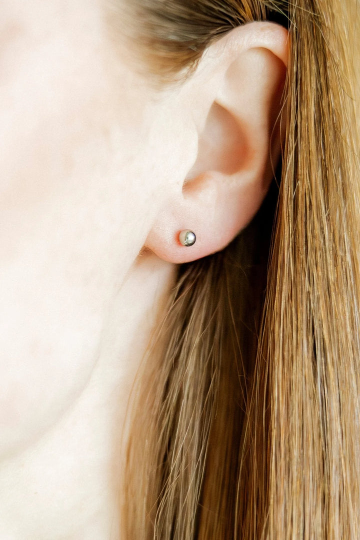 Linny Co - Evelyn Silver Flat Back Earrings