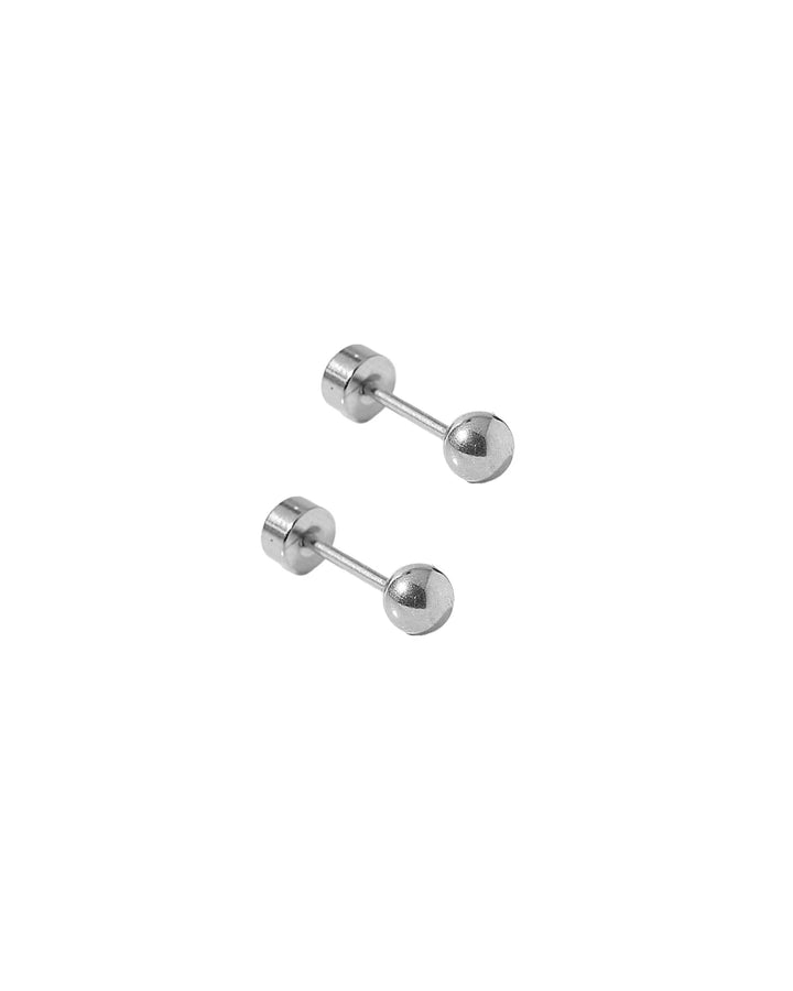 Linny Co - Evelyn Silver Flat Back Earrings