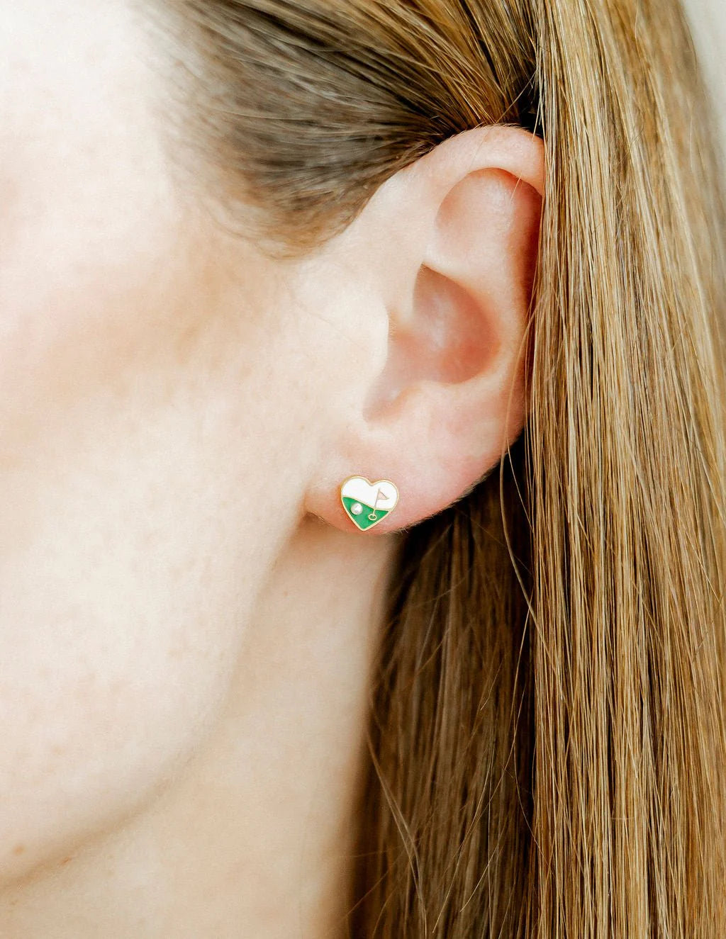 Linny Co - Golf Par-Tee Flat Back Earrings