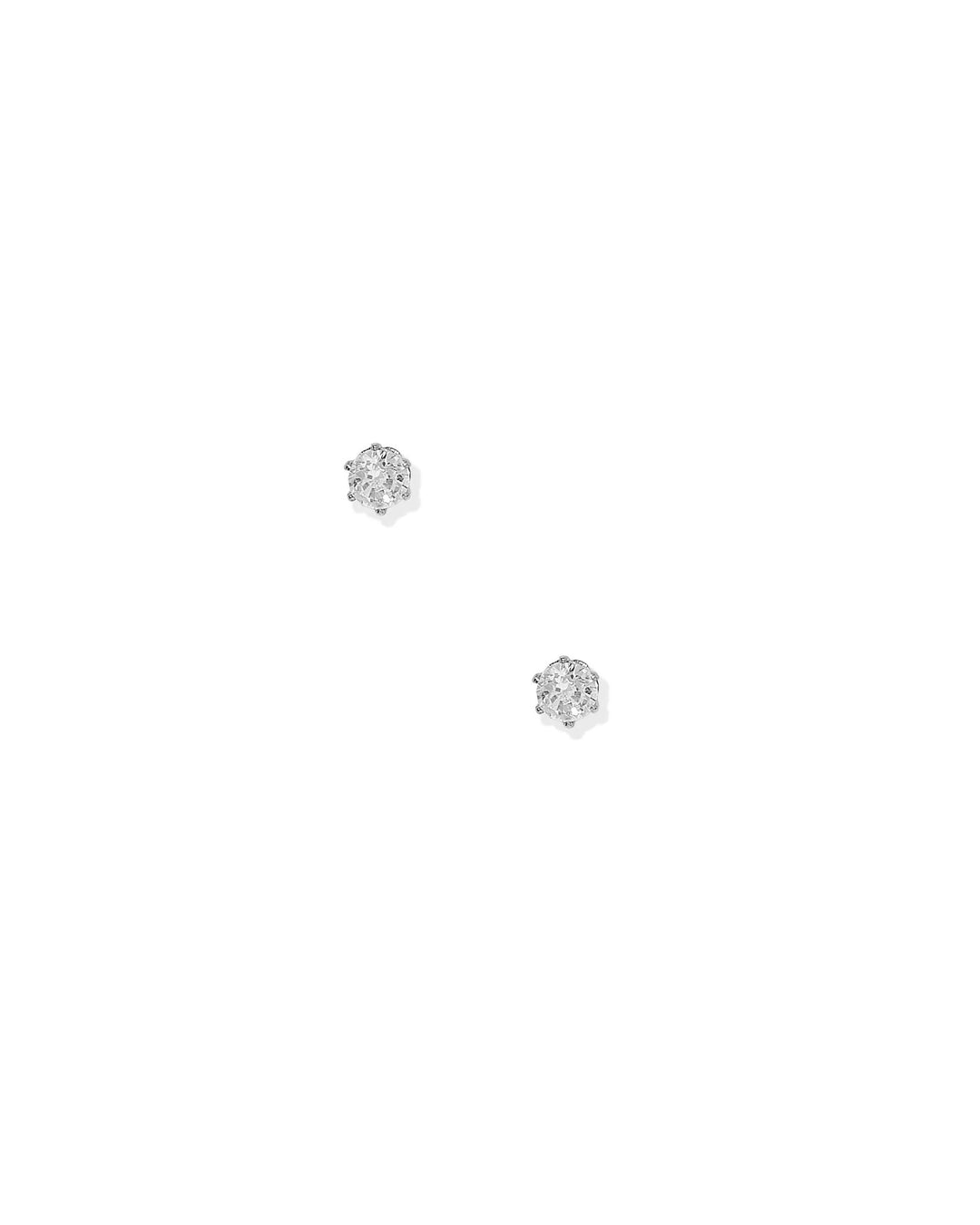 Linny Co - Helen Silver Flat Back Earrings
