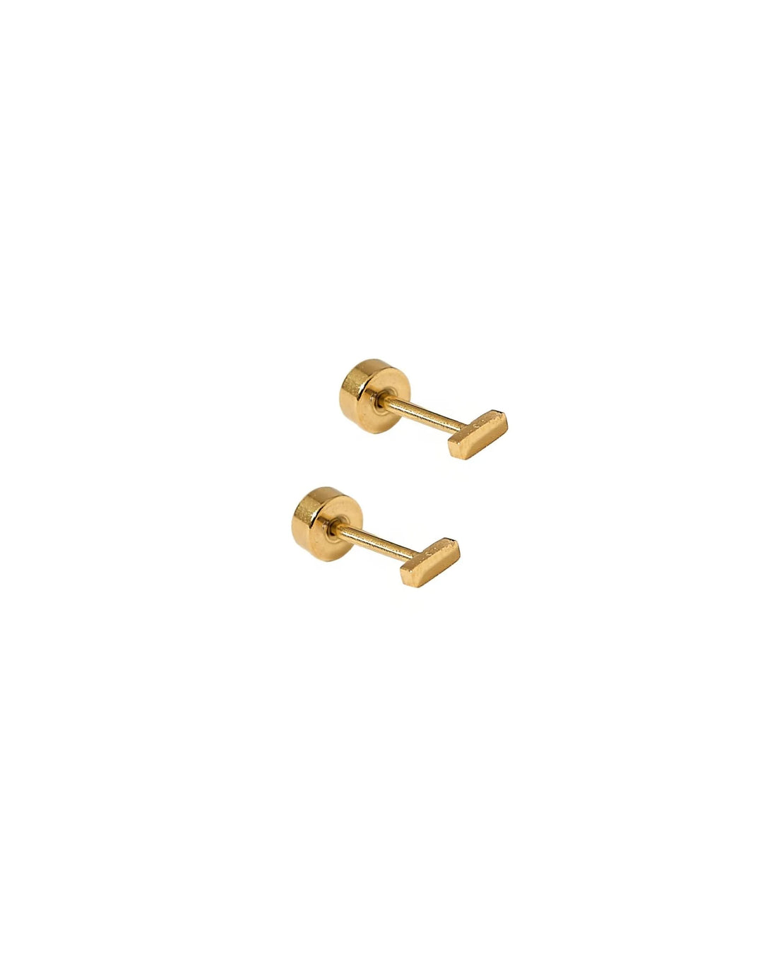 Linny Co - Micro Bar Flat Back Earring
