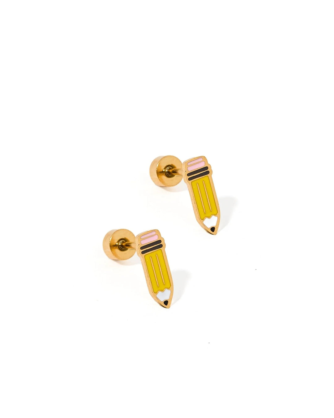 Linny Co - Pencil Flat Back Earrings