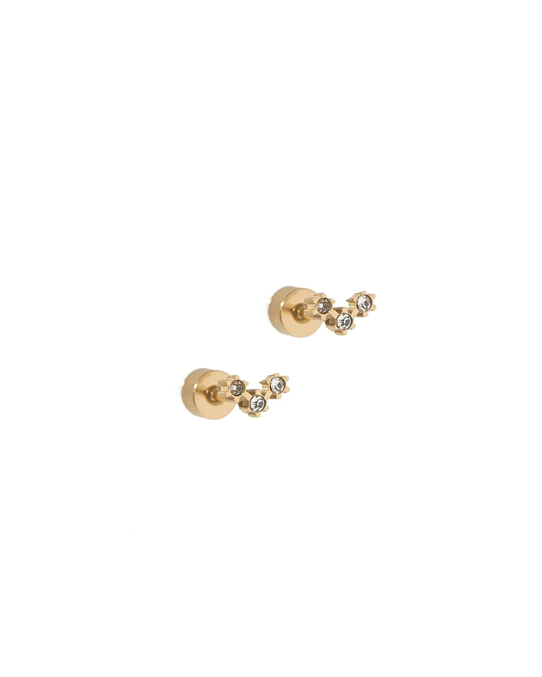 Flat Back Earrings - Sienna Studs