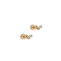 Flat Back Earrings - Sienna Studs