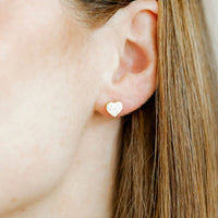 Flat Back Earrings - Volleyball