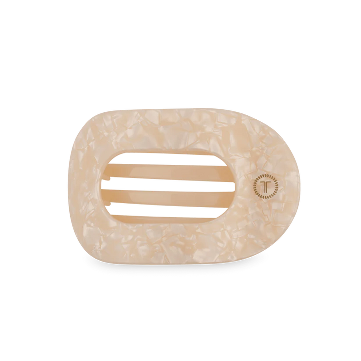 Teleties Medium Flat Round Clip - Soft Surf