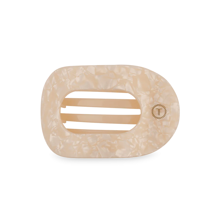 Teleties Medium Flat Round Clip - Soft Surf