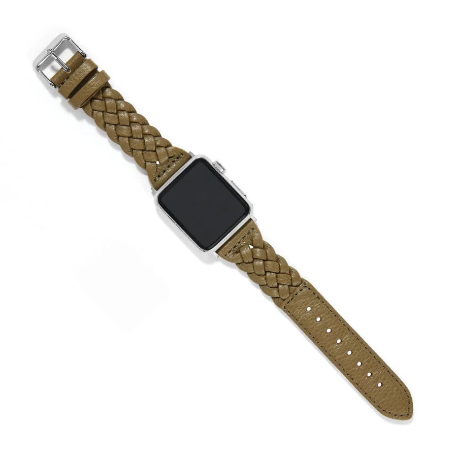 Sutton Leather Watch Band - Olive