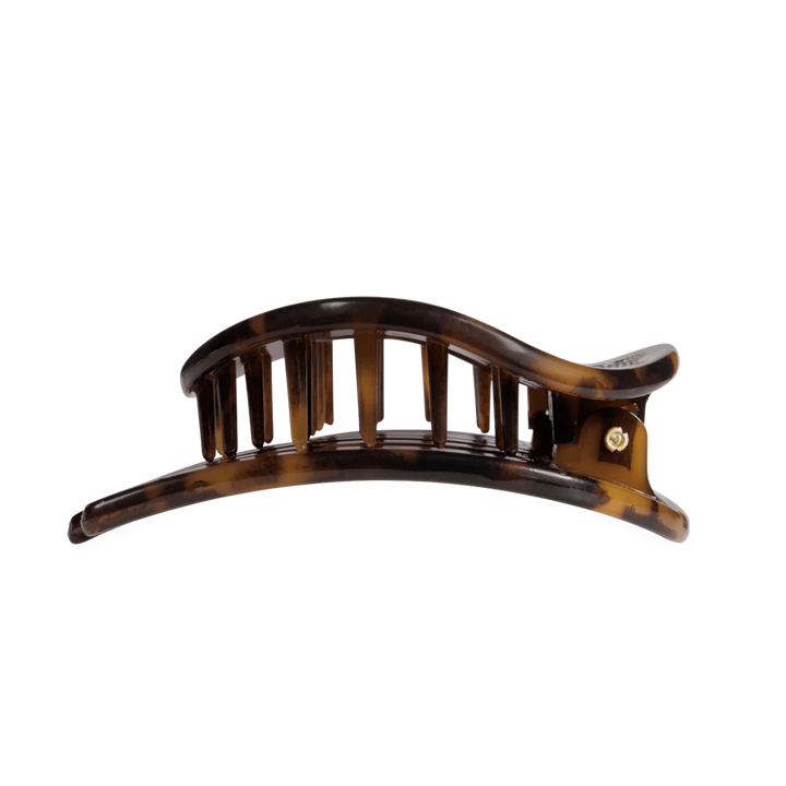 Teleties Large Flat Circle Hair Clip - Tortoise