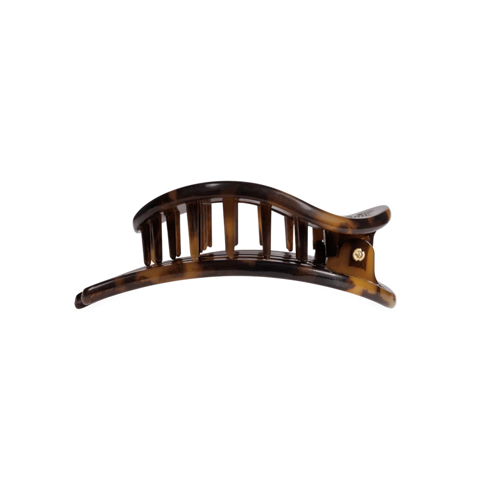 Teleties Medium Flat Circle Hair Clip - Tortoise