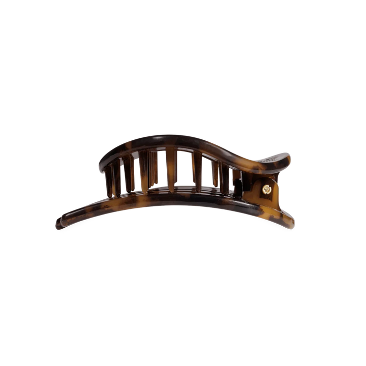 Teleties Medium Flat Circle Hair Clip - Tortoise
