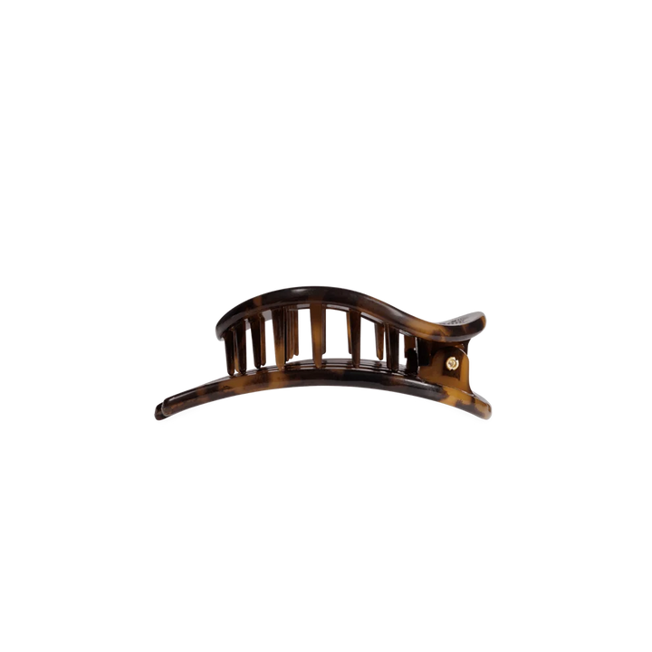 Teleties Small Flat Circle Hair Clip - Tortoise