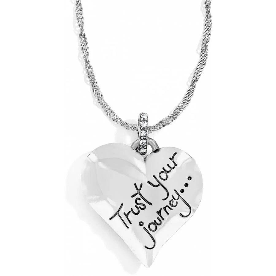 Brighton - Trust Your Journey Heart Necklace