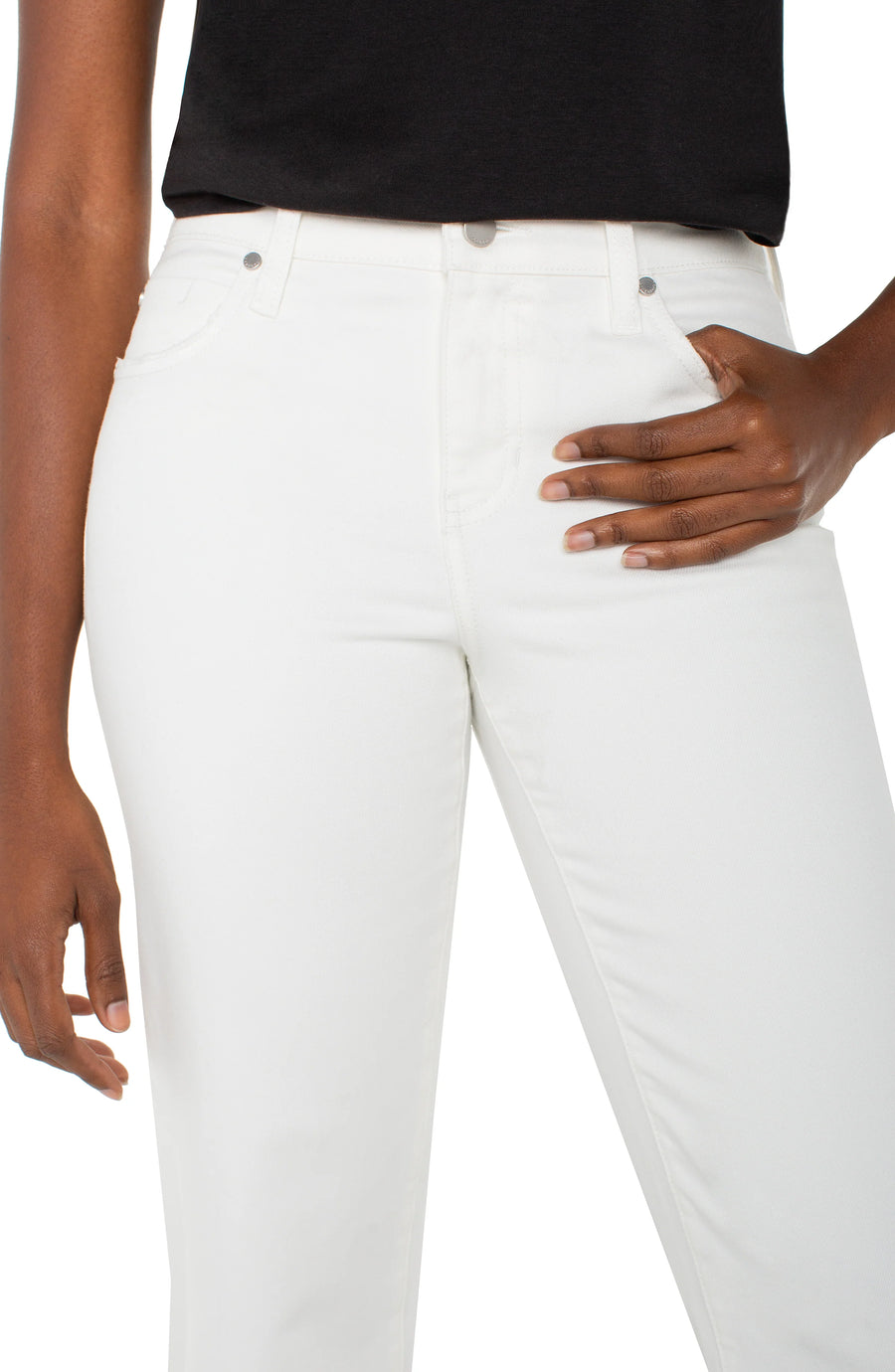 Liverpool Liv Relaxed Skinny - White