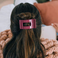 Wild Side Small Flat Rectangle Hair Clip