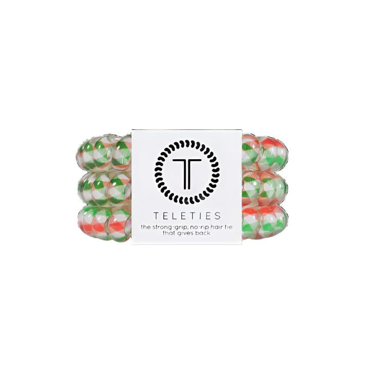 Teleties Large Hair Ties - Holiday Hoopla