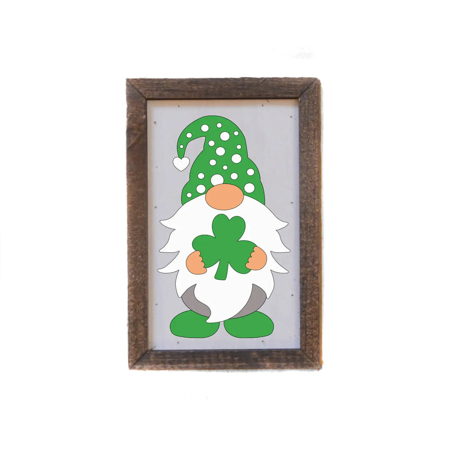 St. Patrick's Day Gnome Sign