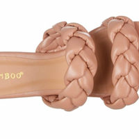 Bamboo Braided Flat Sandals