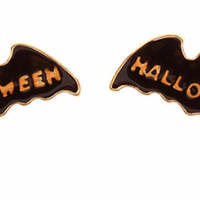 BOO-tiful Enamel Halloween Earrings