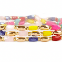 Glass & Seed Bead Multi Stackable Bracelets