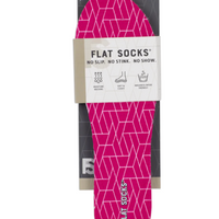 Flat Socks - Pink - SMALL