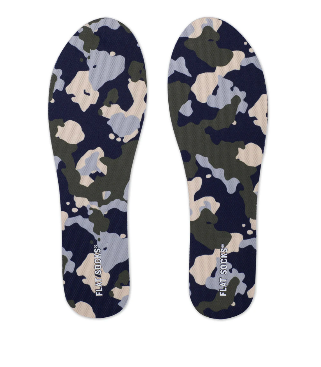 Flat Socks -  Military Camo - SMALL