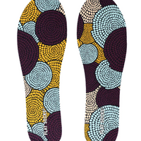 Flat Socks -  Mosaic Bloom - SMALL