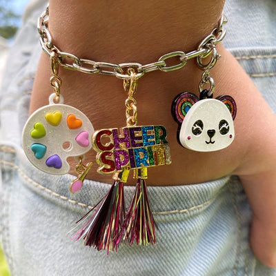 CHARM IT! Gold Cheer Spirit Charm