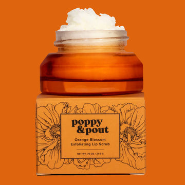 Poppy & Pout Lip Scrub - Orange Blossom