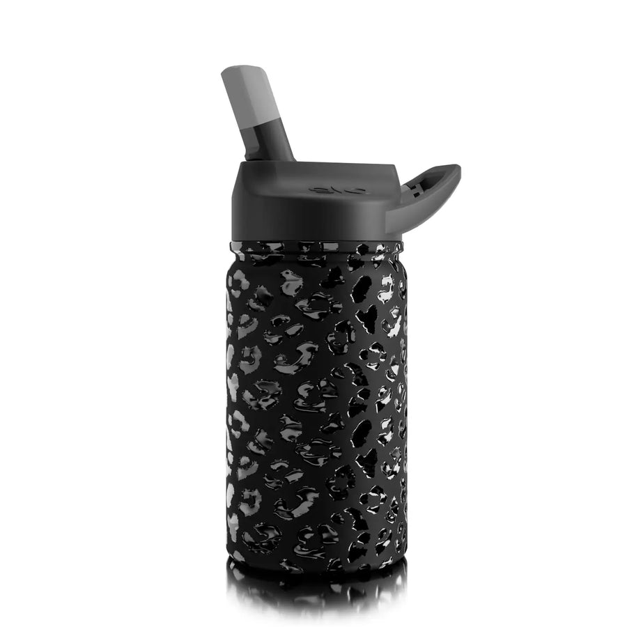 SIC 12oz Sports Bottle with Straw Lid - Leopard Eclipse