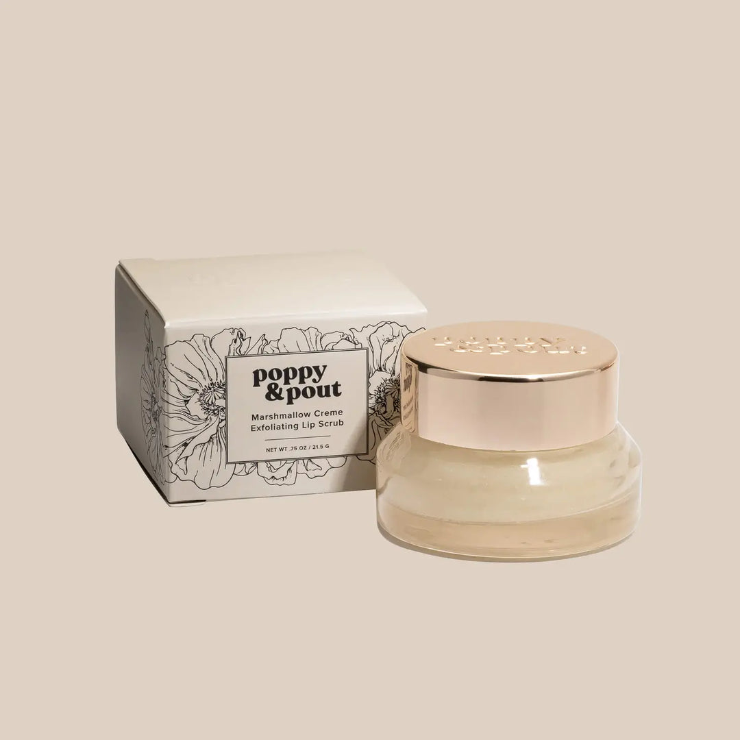Poppy &amp; Pout Lip Scrub - Marshmallow Creme